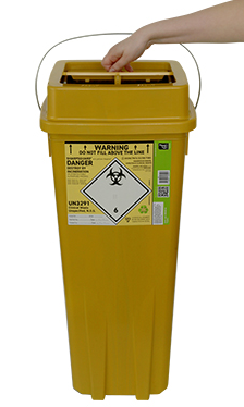 35 Litre Rectangular Sharp Bin