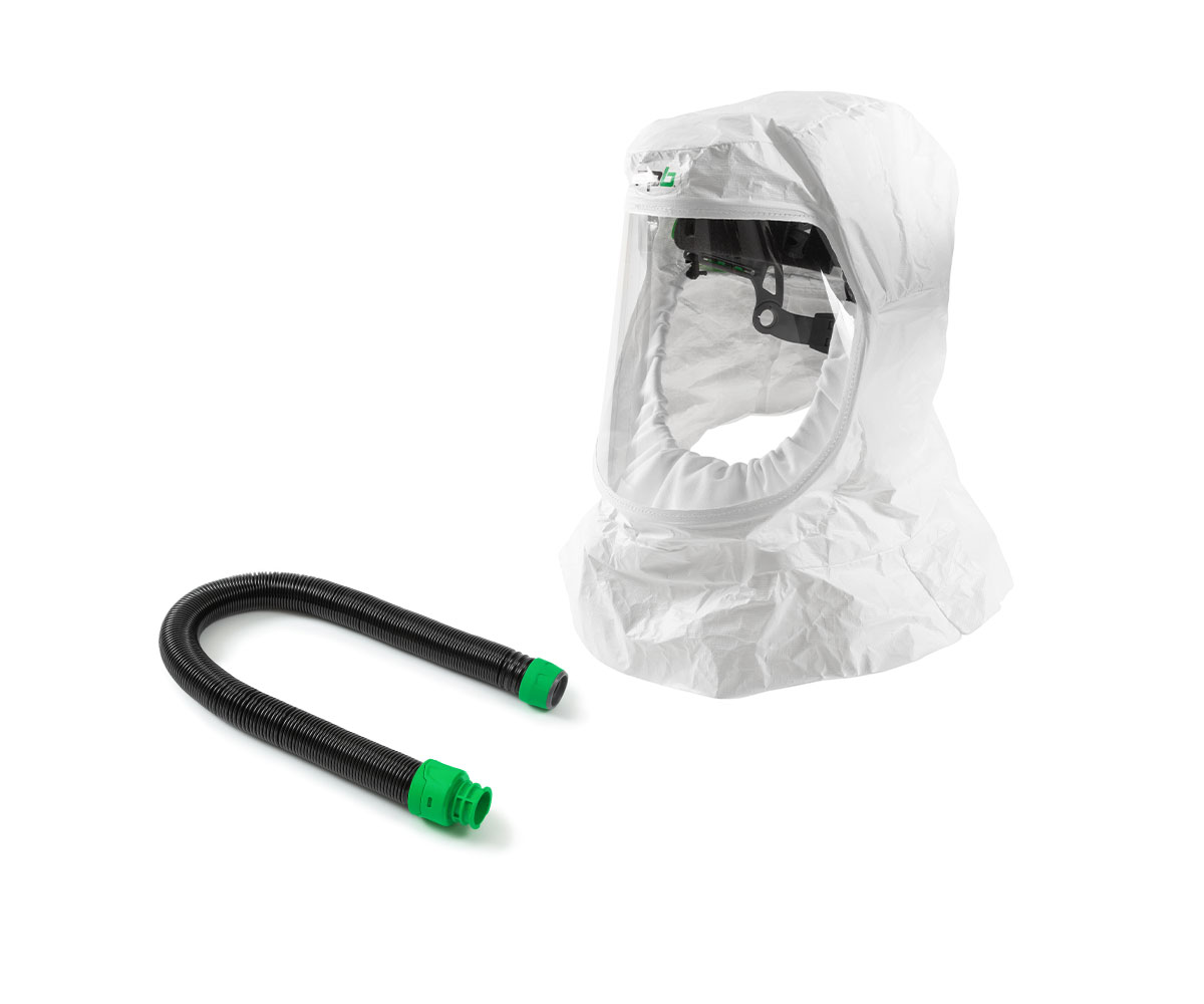 Z-LINK Respirator, Bump Cap - Tychem 2000 Hood with Face Seal